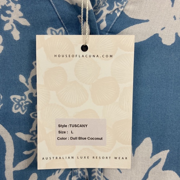 NWT HOUSE OF LACUNA Tuscany Boho Dress Sz Large Australian Luxury Resort Wear - Picture 11 of 14